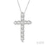 Cross Diamond Fashion Pendant