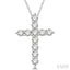Cross Diamond Fashion Pendant