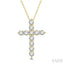 Cross Diamond Fashion Pendant