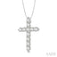 Cross Diamond Fashion Pendant
