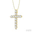 Cross Diamond Fashion Pendant