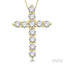 Cross Diamond Fashion Pendant