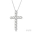 Cross Diamond Fashion Pendant