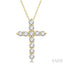 Cross Diamond Fashion Pendant