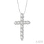 Cross Diamond Fashion Pendant