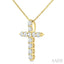 Cross Diamond Fashion Pendant