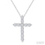 Cross Diamond Fashion Pendant