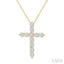 Cross Diamond Fashion Pendant