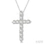 Cross Diamond Fashion Pendant