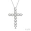 Cross Diamond Fashion Pendant