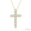 Cross Diamond Fashion Pendant