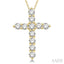 Cross Diamond Fashion Pendant