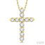 Cross Diamond Fashion Pendant