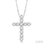 Cross Diamond Fashion Pendant