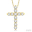 Cross Diamond Fashion Pendant