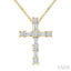 Cross Diamond Fashion Pendant