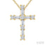 Cross Diamond Fashion Pendant