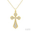 Cross Diamond Fashion Pendant