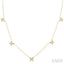 Butterfly Diamond Station Necklace