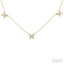 Butterfly Diamond Station Necklace