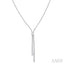 Split Diamond Lariat Y Necklace