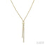 Split Diamond Lariat Y Necklace