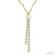 Split Diamond Lariat Y Necklace