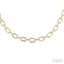 Bold Octagon Shape Link Diamond Fashion Necklace