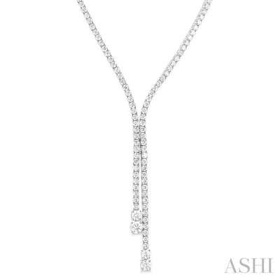 Diamond Lariat Y Necklace