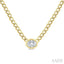 Oval Shape Curb & Cuban Diamond Fashion Necklace