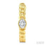 Oval Shape Curb Diamond Fashion Hoop Earrings