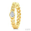 Pear Shape Curb Diamond Fashion Hoop Earrings