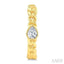 Pear Shape Curb Diamond Fashion Hoop Earrings