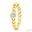Round Shape Curb Diamond Fashion Hoop Earrings