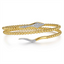 Bujukan Diamond Snake Wrap Bangle Bracelet
