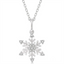 Diamond Snowflake Pendant