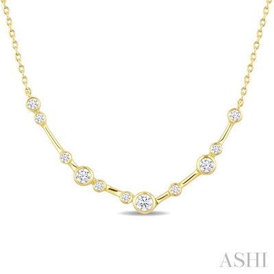 Bezel Set Diamond Fashion Necklace