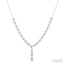 Lovebright Pear Shape Diamond Fashion Necklace