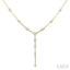 Bar Link Diamond Fashion Y Necklace