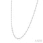 Bezel Set Diamond Necklace
