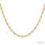 Bezel Set Diamond Station Necklace