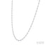 Bezel Set Diamond Station Necklace