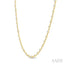 Bezel Set Diamond Station Necklace