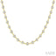 Bezel Set Diamond Station Necklace