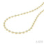 Bezel Set Diamond Station Necklace
