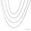 Bezel Set Layered Diamond Necklace