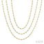 Bezel Set Layered Diamond Necklace