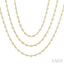 Bezel Set Layered Diamond Necklace