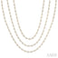 Bezel Set Layered Diamond Necklace