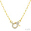 Interlock Diamond Fashion Necklace